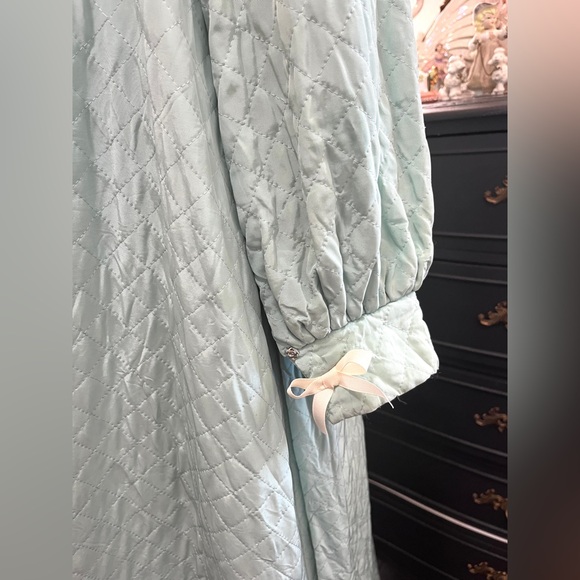 Voux Luxe x Selkie 💗 vintage rework bed jacket satin trench duster coat robe - Picture 11 of 11